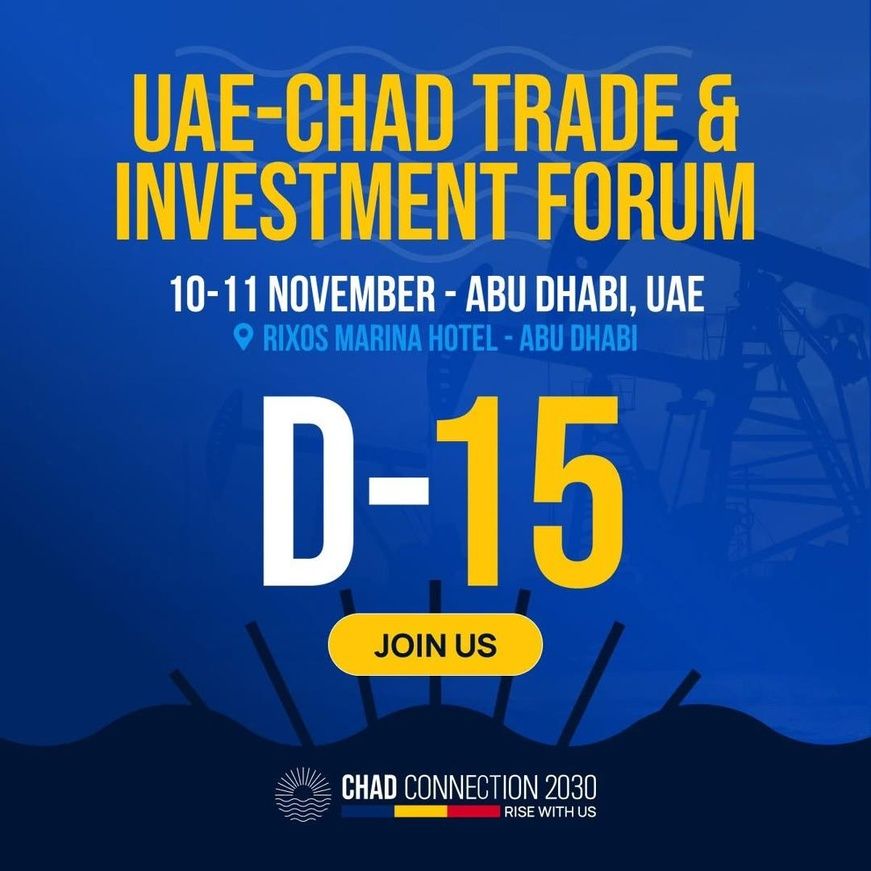 ​15 jours avant le Forum sur le commerce et l’investissement Tchad–Émirats arabes unis