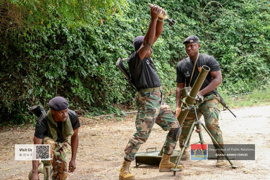Ghana : Les Forces Armées Ghanéennes démontrent leur puissance de feu et leur interopérabilité