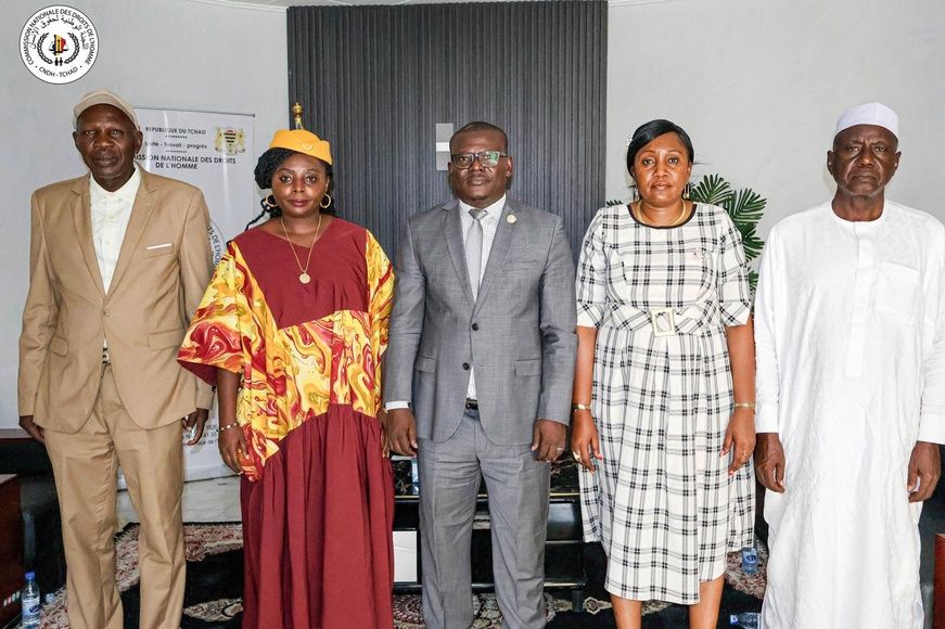 Tchad : le président de la CNDH reçoit en audience la représentante extérieure pour l'Afrique centrale de l’OIF