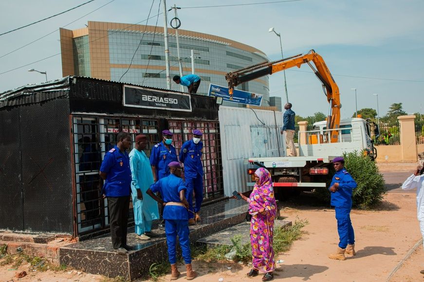Tchad : Opération de dégagement des conteneurs et épaves