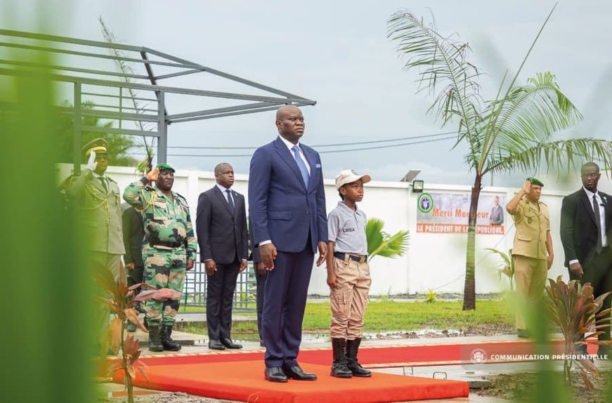 Gabon : Le Président Oligui Nguema inaugure le Lycée Militaire d’Akanda et une nouvelle station Gab’Oil