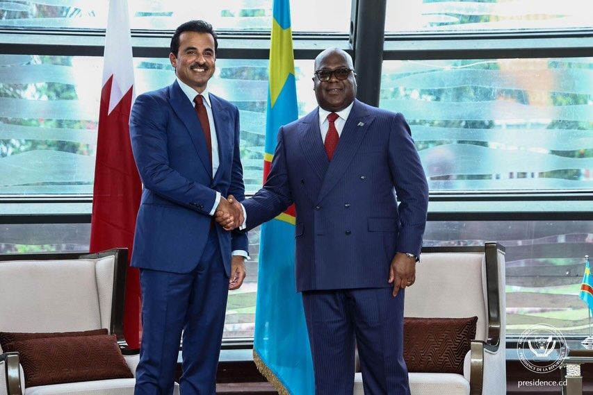 L'Émir du Qatar en visite officielle en RDC
