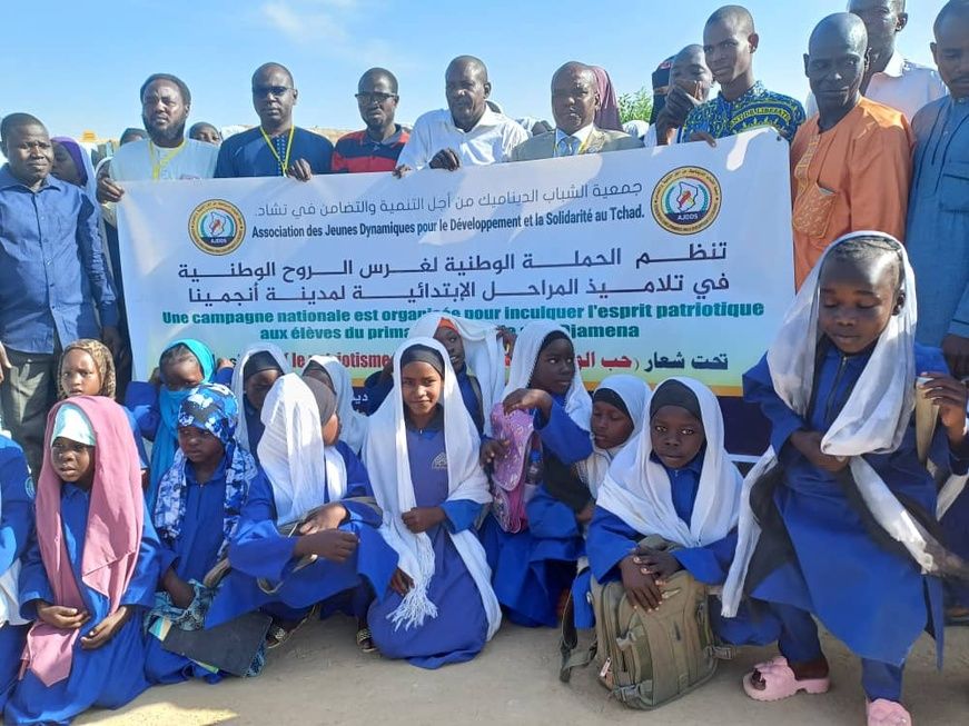 Tchad : l’AJDDS sensibilise les élèves du complexe scolaire Alhidaya à l’esprit patriotique
