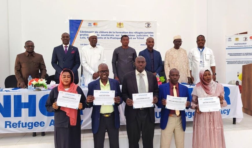 Tchad : au Ouaddaï, 100 juristes réfugiés soudanais formés au droit tchadien
