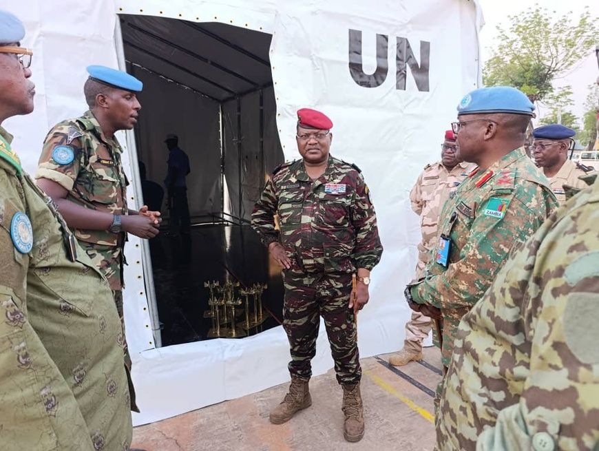 RCA : les FACA renforcées par la Minusca, 150 tentes pour équiper les groupes de combat