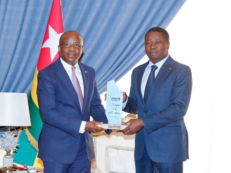 Togo : Faure Gnassingbé nommé « Champion de la petite enfance » par l'UNICEF