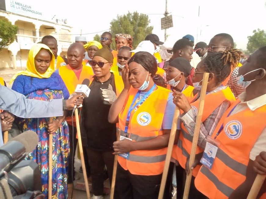 N'Djamena : nettoyage du rond-point du 10 Octobre, un appel citoyen lancé aux associations de jeunes
