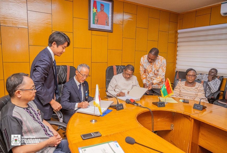 Burkina : le Japon soutient le développement des installations d’irrigation à hauteur de 5 milliards de FCFA