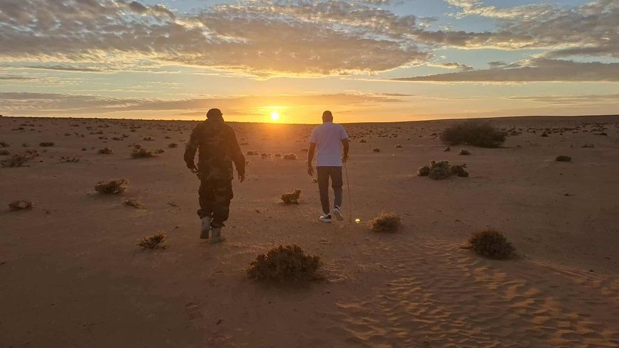 Seif al-Islam Kadhafi à droite. Illustration © DR