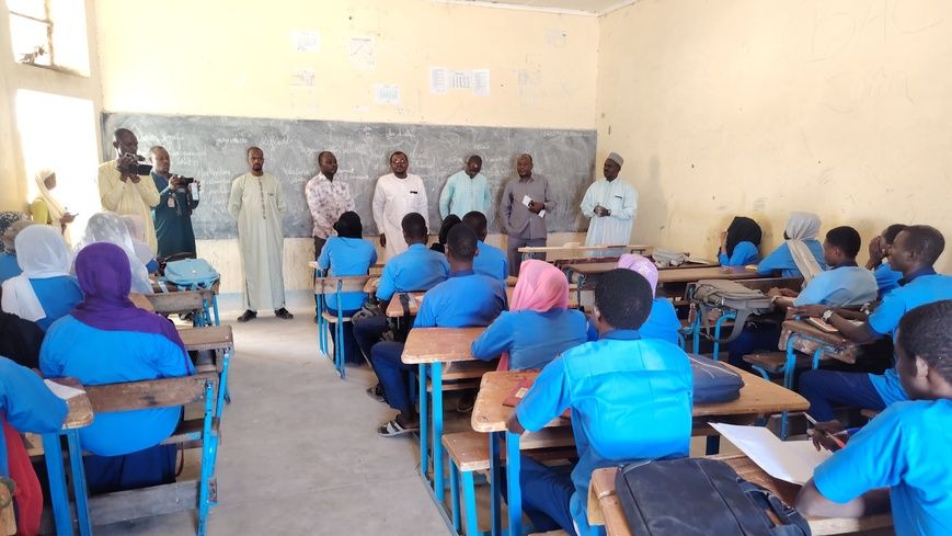 Tchad : une mission de sensibilisation mobilise élèves et étudiants autour des concours statistiques à Abéché