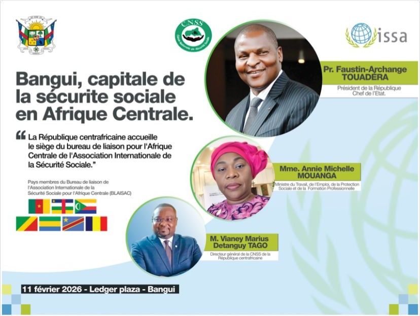 Transformation Numérique : Bangui, nouveau pôle de la sécurité sociale en Afrique Centrale