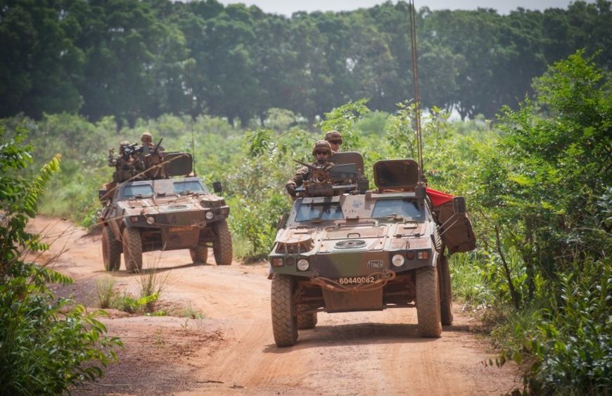 Des soldats de la force Sangaris. Crédit photo : Sources