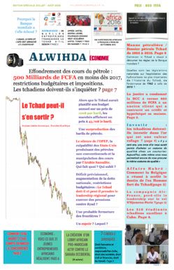 Découvrez la "Une" du prochain journal Alwihda Economie et réservez-le dès maintenant !