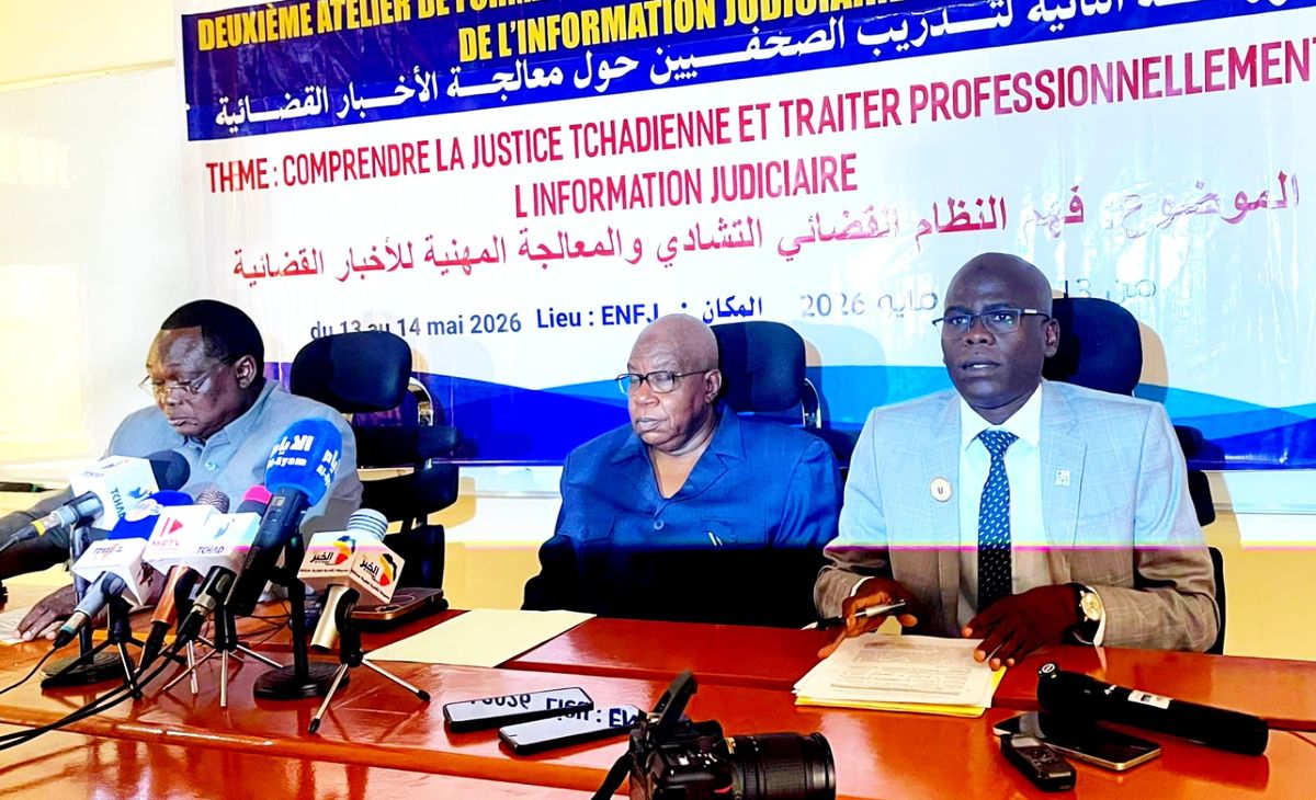 Tchad : renforcement des compétences des journalistes en matière judiciaire