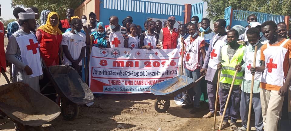 Tchad : mobilisation de la Croix-Rouge pour un marché propre à Dobolo