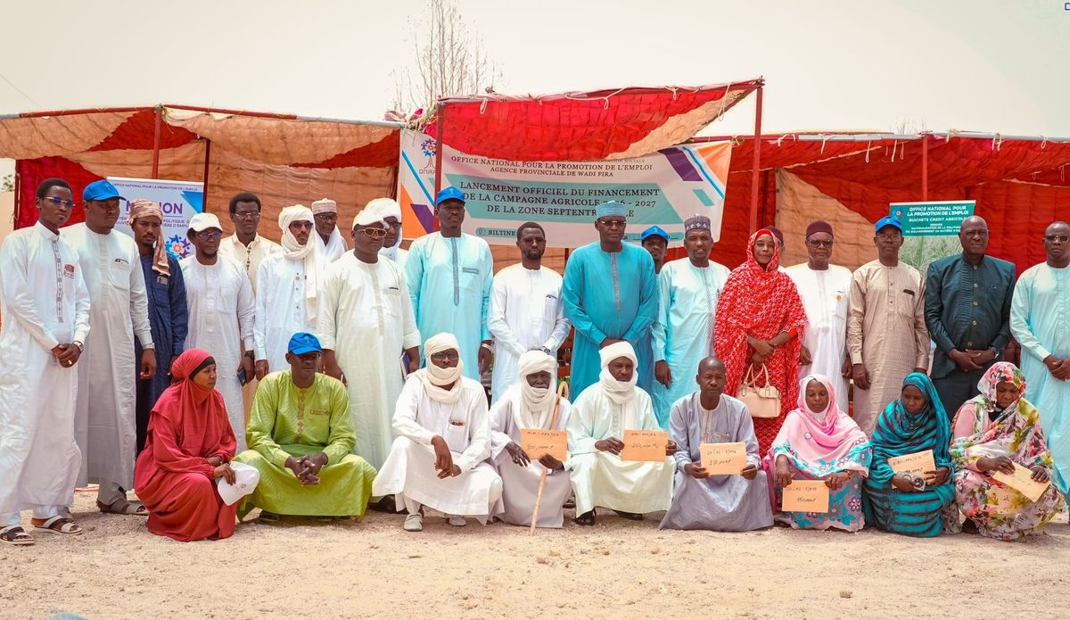 Tchad - ONAPE : 750 millions de FCFA pour dynamiser l'emploi agricole au Wadi Fira