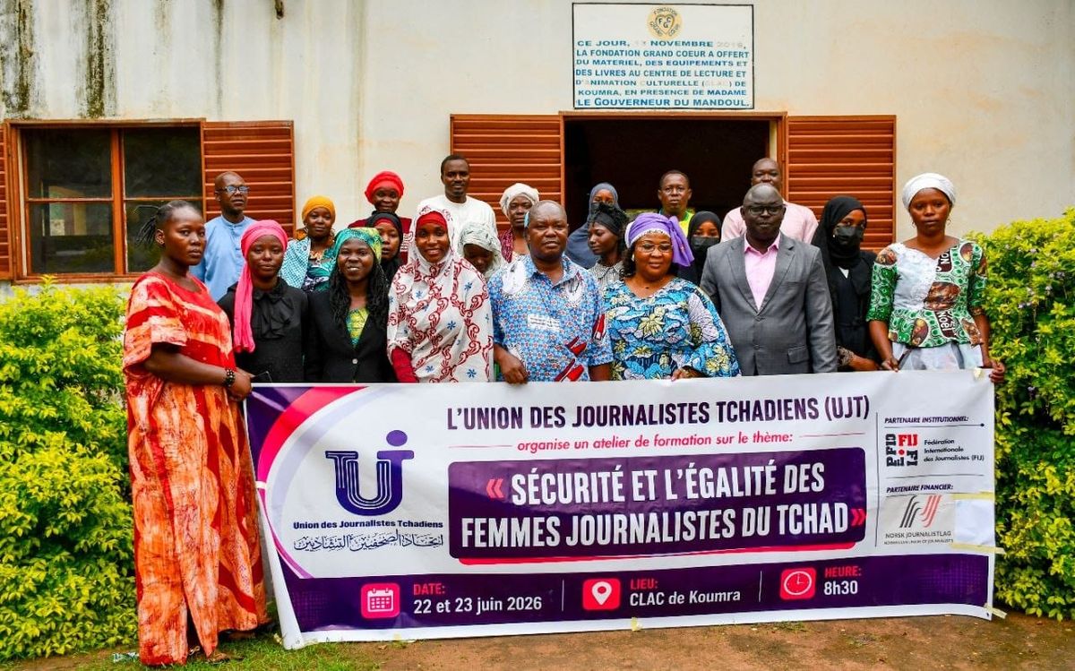 Tchad : une formation pour la sécurité et l'égalité des femmes journalistes au Mandoul
