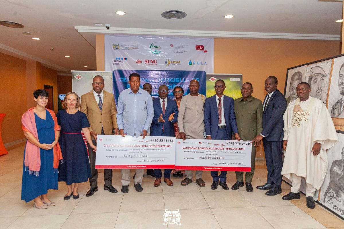 Assurance agricole : le Bénin soutient ses agriculteurs face aux aléas climatiques avec 561,8 millions de FCFA