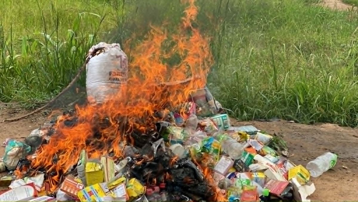 Tchad : destruction de produits périmés à Sarh