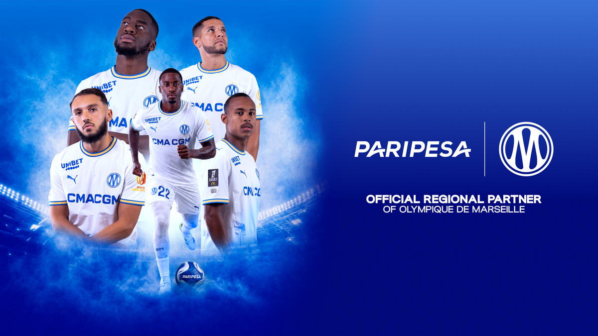 Olympique de Marseille & PariPesa become partners in Africa