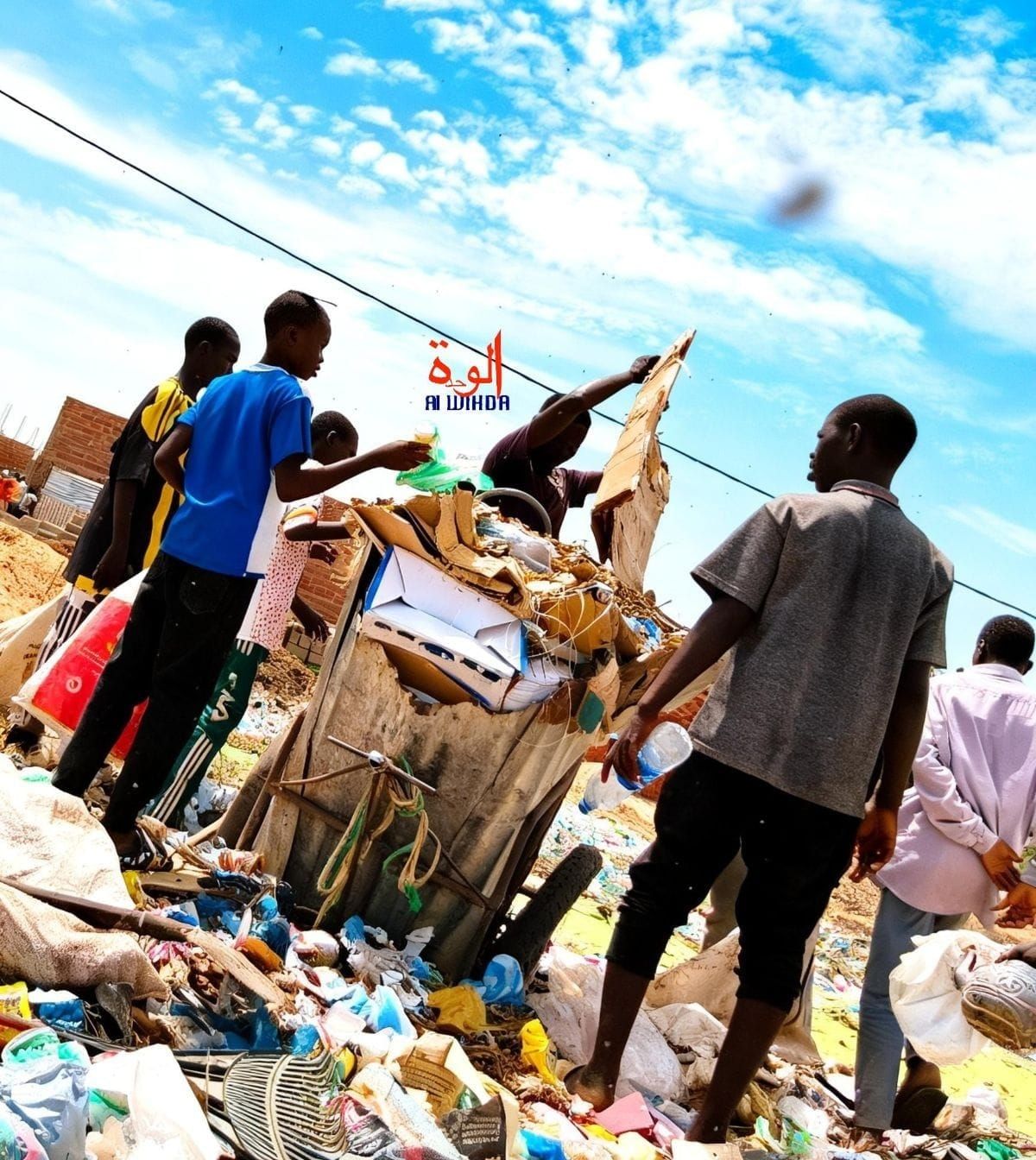 N’Djamena : dans les dépotoirs, les déchets deviennent un moyen de survie pour les plus démunis