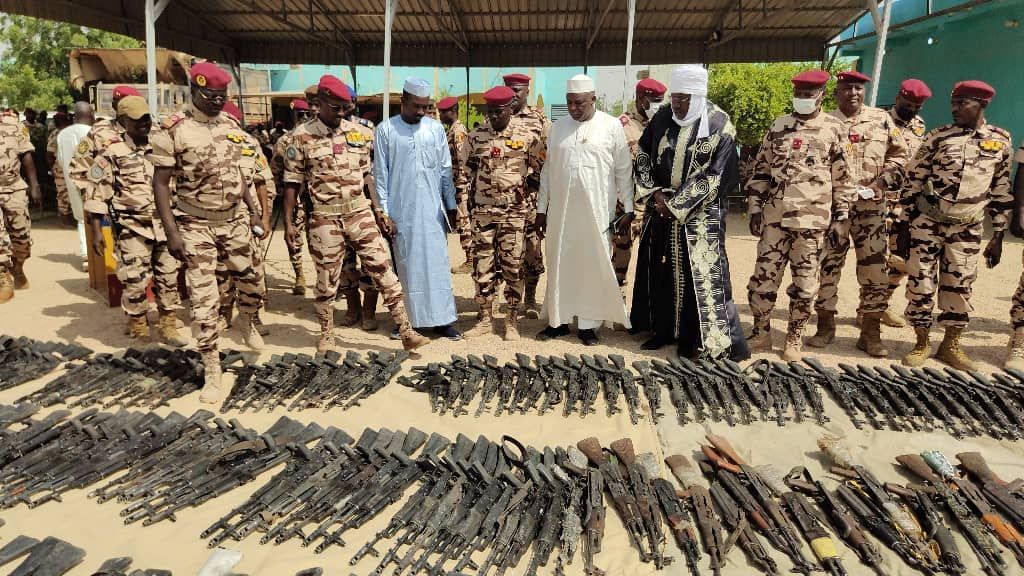 3 430 armes saisies dans l'Est du Tchad au terme d'une opération de désarmement