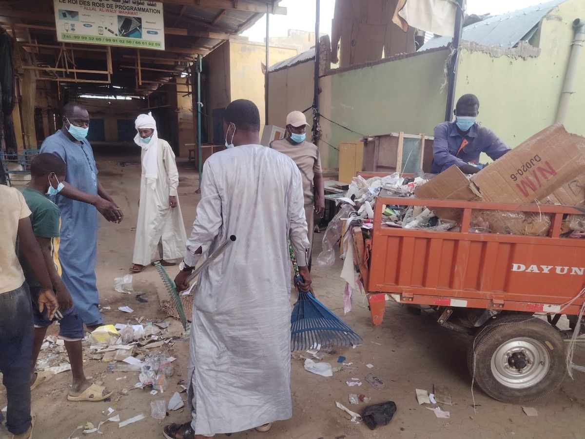 Tchad : à Ati, la CCIAMA mobilise les commerçants pour la salubrité du marché moderne