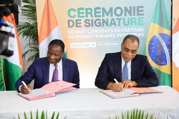 La Côte d'Ivoire signe huit contrats pétroliers majeurs avec le géant brésilien Petrobras