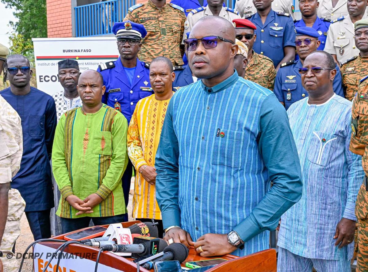 Burkina Faso : le Premier ministre inaugure l'École de guerre pour renforcer la souveraineté militaire