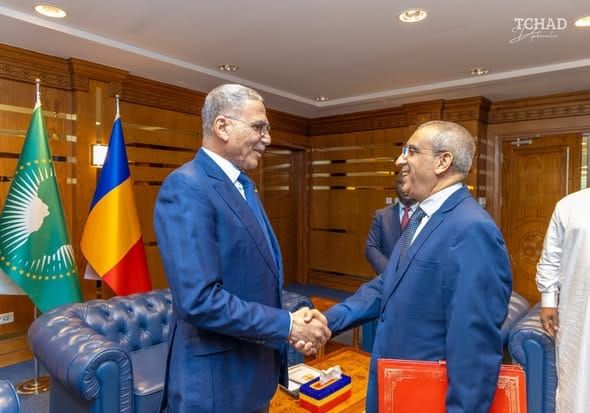 Coopération Tchad-Maroc : le chef de la diplomatie tchadienne reçoit l'ambassadeur marocain