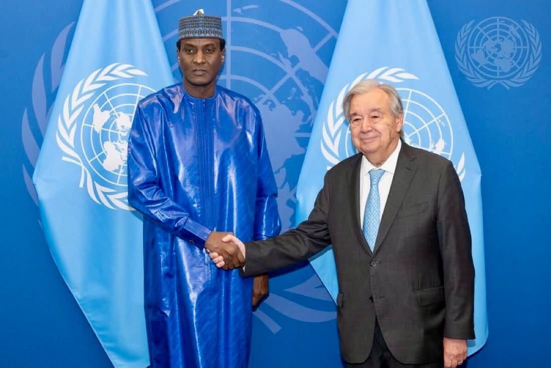 Niger-ONU : Ali Mahamane Lamine Zeine rencontre António Guterres à New York