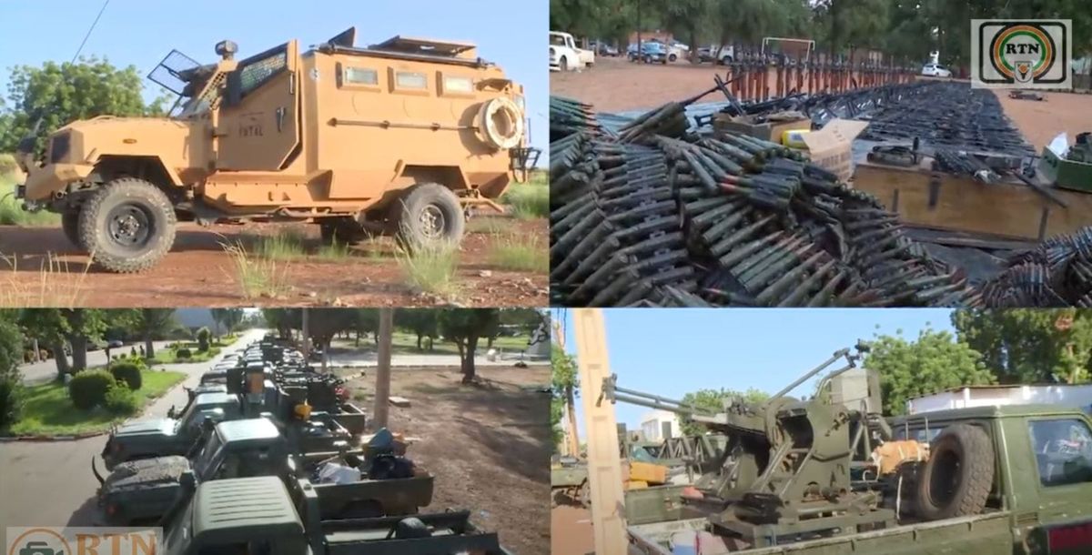 Niger : l'armée récupère un arsenal de guerre après la mutinerie déjouée à Niamey