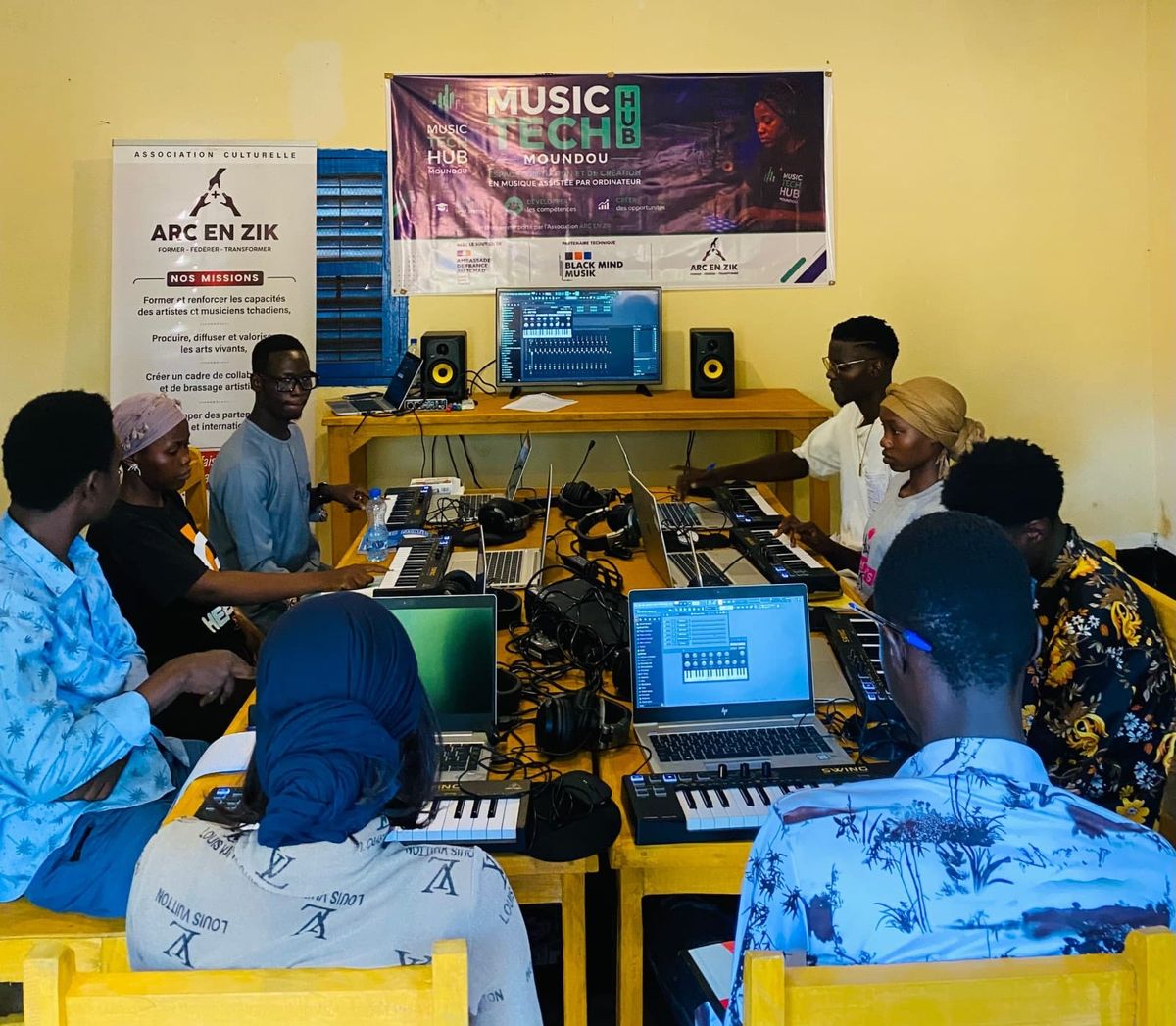 Tchad : à Moundou, Arc en Zik lance la première cohorte du Music Tech Hub pour les jeunes talents