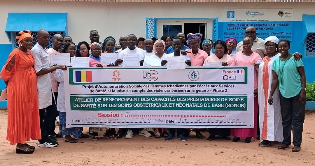 Tchad : au Mandoul, l'ONG BASE renforce les compétences des prestataires de santé en SONUB