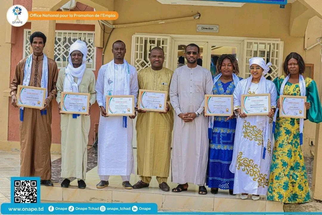 Tchad : les conseillers emploi de l'ONAPE présentent leurs certificats de l’AASEP