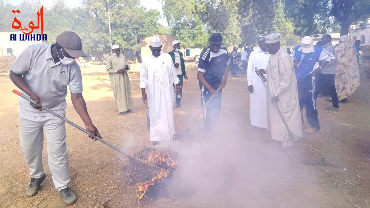Tchad : opération de salubrité publique à l'École régionale d'Am-Timan