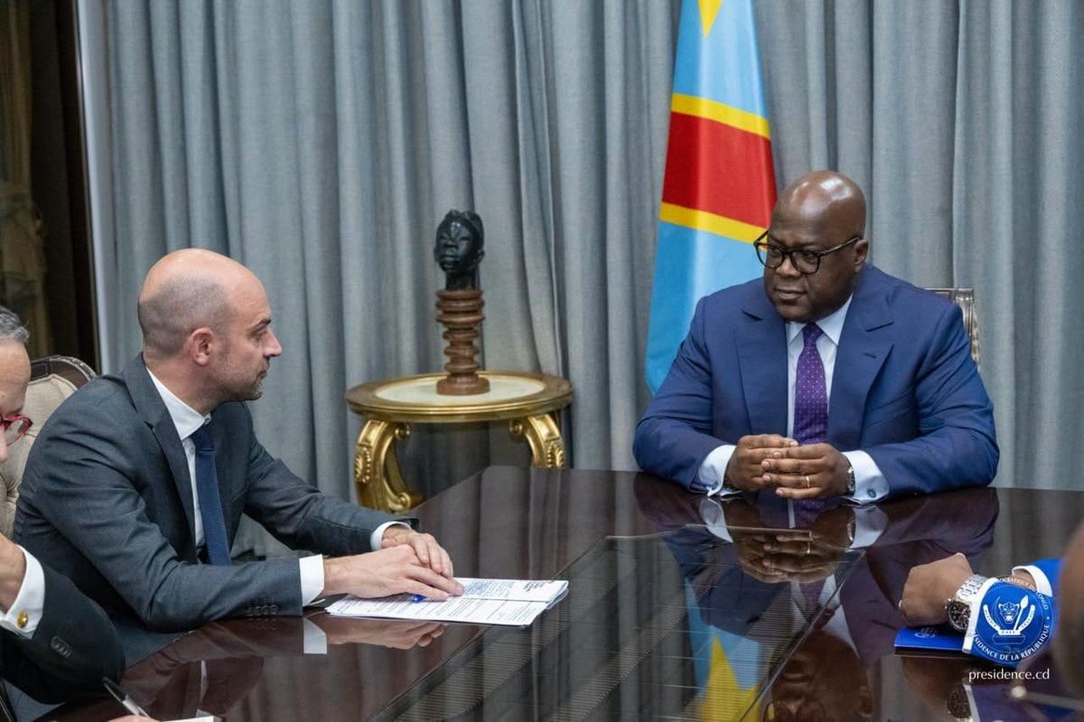 RDC-France : Félix-Antoine Tshisekedi s'entretient avec Jean-Noël Barrot à Kinshasa