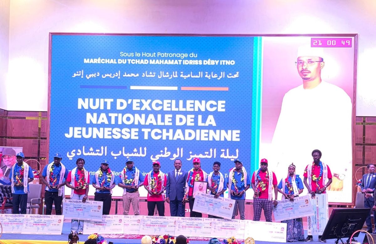 Tchad : La jeunesse à l'honneur lors de la 2e Nuit d’excellence nationale