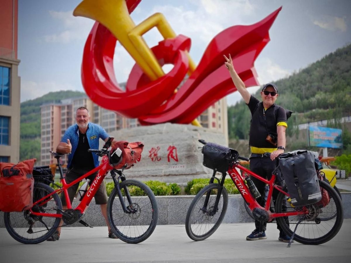 German Writers Retrace the Historic Long March by Bicycle
