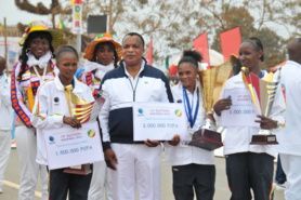 13 édition du SMIB-Madingou 2016 : la kenyane Agness Barsosio réédite l’exploit de Ouesso 2015