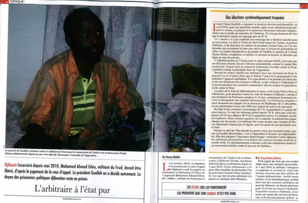 La détention provisoire à Djibouti : note à propos de l’affaire Mohamed Ahmed, dit Jabha