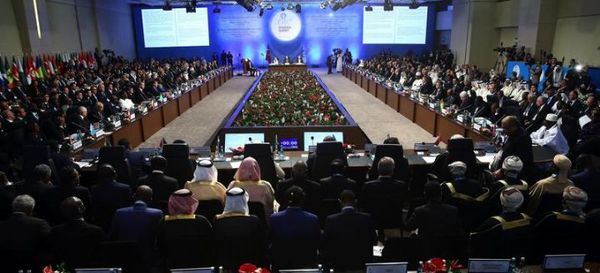 Jeudi 14 Avril 2016. Istanbul (Turquie). Cérémonie d`ouverture du 13 ème Sommet de l`Organisation de la Coopération Islamique