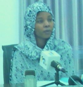 La présidente de l‘organisation NIRVANA pour la promotion de la femme et de la jeunesse africaine