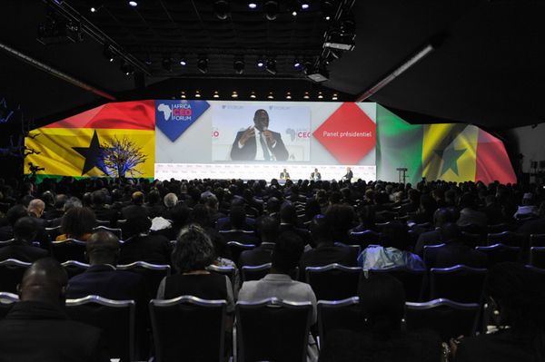 Panel présidentiel au AFRICA CEO FORUM 2017
