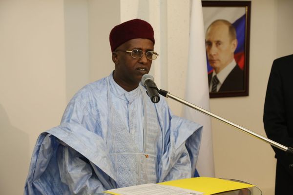 L'actuel ministre Youssou ABASSALAH présente le 23 Octobre 2013 au Kremlin sa Lettre de Créance à Mr Vladimir V. PUTIN - Prés