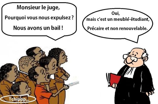 Des étudiants africains deviennent SDF en France : La responsabilité du bail précaire