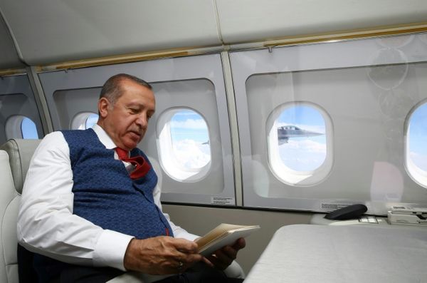 Le président turc Recep Tayyip Erdogan lors d'un déplacement entre Ankara et Istanbul, le 15 juillet 2017 / © TURKISH PRESIDE
