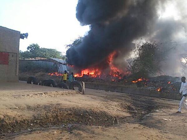 L'incendie a été maitrisé par les sapeurs-pompiers à 7h24. Alwihda Info/M.M.