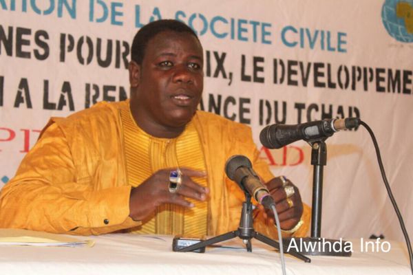 Le président de l'Alliance des Jeunes pour la Paix et de l'Appui à la Renaissance du Tchad (AJPDAR-Tchad), Mahamat El-Mahdi A