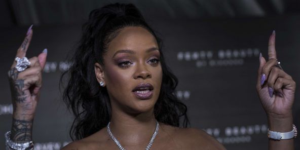 La chanteuse Rihanna à Londres, en septembre 2017. © Vianney Le Caer/AP/SIPA